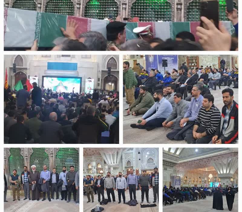 حضور بسیجیان صندوق فولاد در اجتماع بزرگ جامعه کارگری در حرم امام خمینی(ره) به مناسبت سالگرد شهادت حاج قاسم سلیمانی+ گزارش تصویری