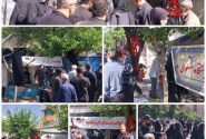 برپایی همزمان ۳ ایستگاه صلواتی و خدمت رسانی به مردم توسط حوزه مقاومت بسیج صندوق فولاد در تشییع شهید آیت الله رئیسی