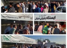 برپایی ایستگاه صلواتی و پذیرایی در حرم مطهر امام خمینی(ره)